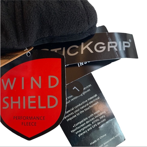 NEW North Crest Black Fleece Thinsulate Gloves NWT - Picture 9 of 10